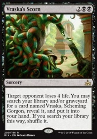 【JPN】《瓦絲卡的輕蔑/Vraska's Scorn》[決勝依夏蘭]