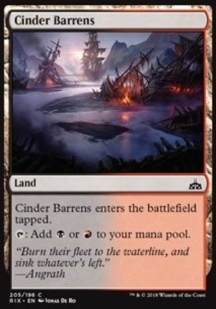 【JPN】《煤燼瘠地/Cinder Barrens》[決勝依夏蘭]