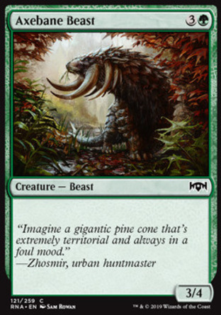 【JPN】《禁伐林野獸/Axebane Beast》[效忠拉尼卡]
