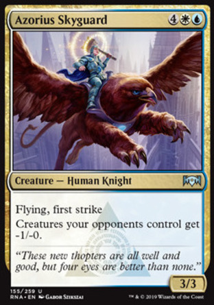 【JPN】《俄佐立巡空衛/Azorius Skyguard》[效忠拉尼卡]