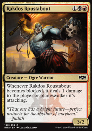 【JPN】《拉鐸司雜役/Rakdos Roustabout》[效忠拉尼卡]