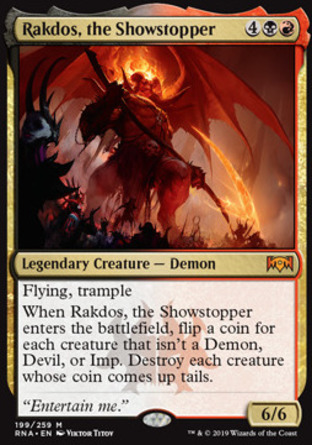 【JPN】《鎮場拉鐸司/Rakdos, the Showstopper》[效忠拉尼卡]
