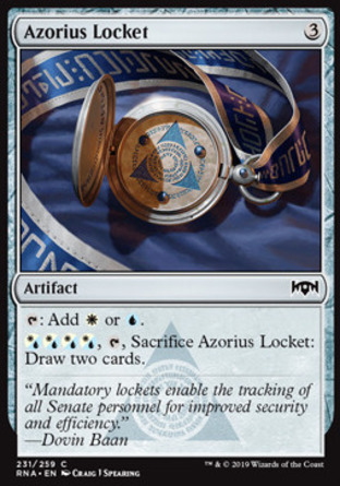 【JPN】《俄佐立墜飾/Azorius Locket》[效忠拉尼卡]