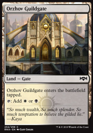 【JPN】《歐佐夫公會門/Orzhov Guildgate》[效忠拉尼卡]