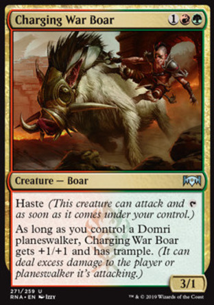 【JPN】《衝鋒戰野豬/Charging War Boar》[效忠拉尼卡]