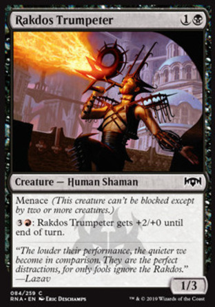 【JPN】《拉鐸司號手/Rakdos Trumpeter》[效忠拉尼卡]