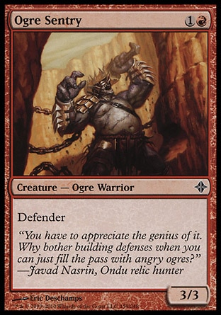 【JPN】《食人魔哨兵/Ogre Sentry》[奧札奇再起]