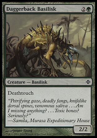 【JPN】《匕背蜥怪/Daggerback Basilisk》[奧札奇再起]
