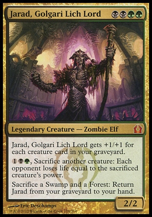 【JPN】《葛加理巫妖領主賈雷/Jarad, Golgari Lich Lord》[再訪拉尼卡]