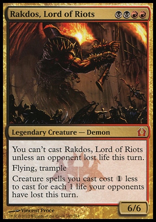 【JPN】《暴動之王拉鐸司/Rakdos, Lord of Riots》[再訪拉尼卡]