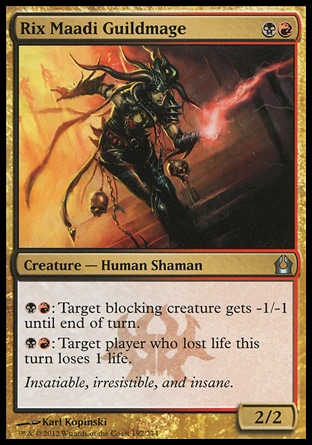 【JPN】《銳茲瑪第公會法師/Rix Maadi Guildmage》[再訪拉尼卡]