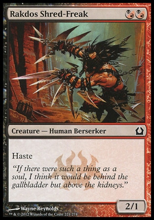 【JPN】《拉鐸司使刀狂人/Rakdos Shred-Freak》[再訪拉尼卡]