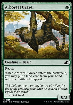 【ENG】 ☆Foil☆ 《樹棲食草獸/Arboreal Grazer》[拉尼卡：重製版]