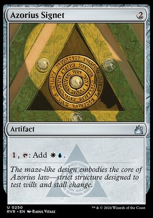【ENG】《俄佐立印記/Azorius Signet》[拉尼卡：重製版]