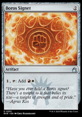 【ENG】《波洛斯印記/Boros Signet》[拉尼卡：重製版]