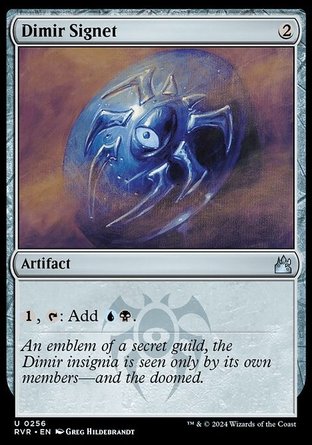 【ENG】 ☆Foil☆ 《底密爾印記/Dimir Signet》[拉尼卡：重製版]