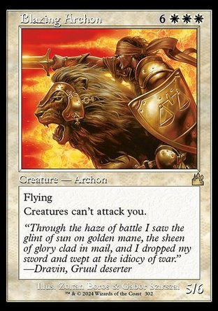 【ENG】 ☆Foil☆ 《輝光統領/Blazing Archon》[拉尼卡：重製版]