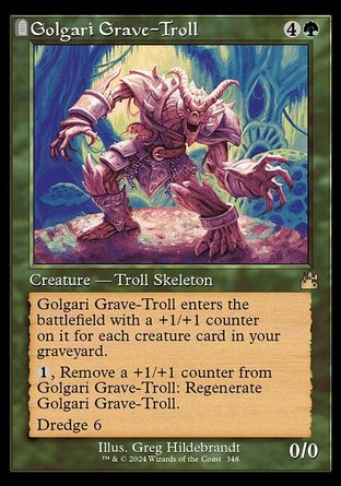 【ENG】《葛加理墓地巨魔/Golgari Grave-Troll》[拉尼卡：重製版]