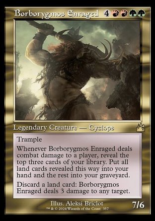 【ENG】 ☆Foil☆ 《盛怒咕嚕力莫/Borborygmos Enraged》[拉尼卡：重製版]