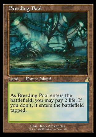 【ENG】 ☆Foil☆ 《滋生之池/Breeding Pool》[拉尼卡：重製版]