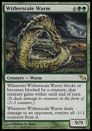 【JPN】《凋鱗亞龍/Witherscale Wurm》[闇影荒原]