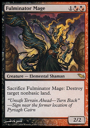 【JPN】《雷鳴法師/Fulminator Mage》[闇影荒原]