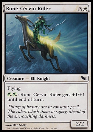 【JPN】《符駒騎兵/Rune-Cervin Rider》[闇影荒原]