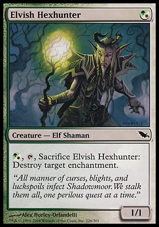【JPN】《妖精獵邪人/Elvish Hexhunter》[闇影荒原]