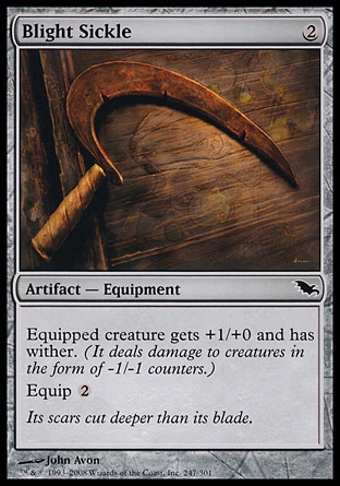 【JPN】《枯萎鐮刀/Blight Sickle》[闇影荒原]