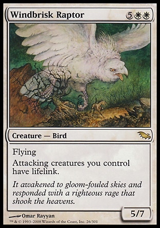 【JPN】《迅風獵鳥/Windbrisk Raptor》[闇影荒原]