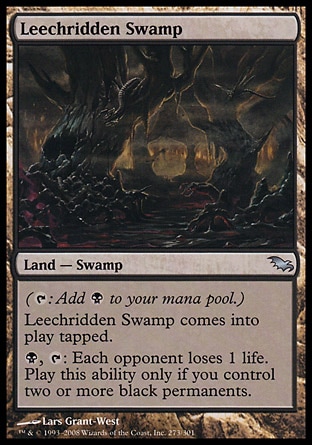 【JPN】《遍蛭沼澤/Leechridden Swamp》[闇影荒原]