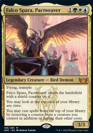 【JPN】《織契魔馮柯斯帕拉/Falco Spara, Pactweaver》[新卡佩納：喧囂黑街]