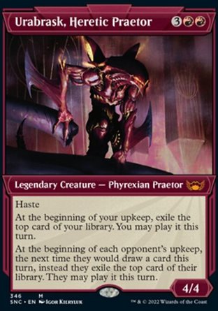 【ENG】《異端魔判窪巴司/Urabrask, Heretic Praetor》[新卡佩納：喧囂黑街]