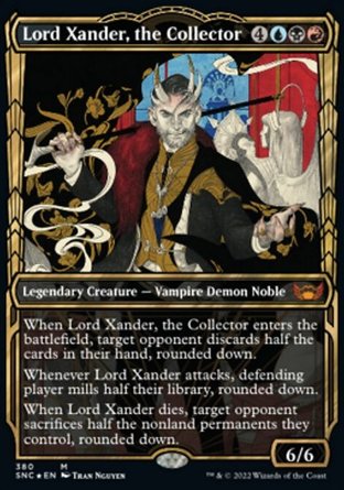【ENG】 ☆Foil☆ 《收集魔尚奪爾勳爵/Lord Xander, the Collector》[新卡佩納：喧囂黑街]