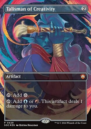 【ENG】 ☆Foil☆ 《創新飾符/Talisman of Creativity》[斯翠海文的祕密指揮官]