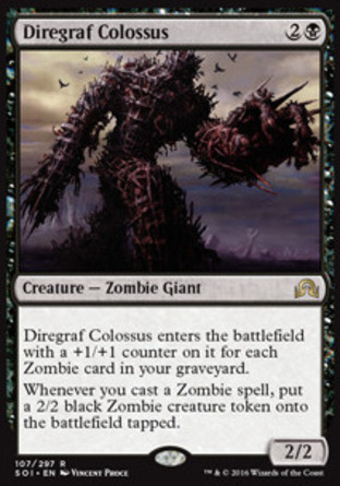 【JPN】《戰墓巨像/Diregraf Colossus》[依尼翠闇影]