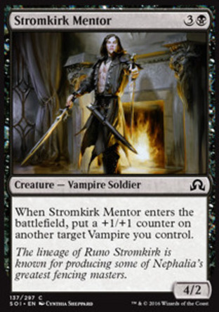 【JPN】《溪堡明師/Stromkirk Mentor》[依尼翠闇影]