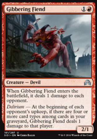 【JPN】《急叫邪鬼/Gibbering Fiend》[依尼翠闇影]