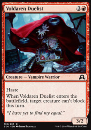 【JPN】《沃達連鬥客/Voldaren Duelist》[依尼翠闇影]
