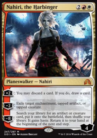 【JPN】《先兆娜希麗/Nahiri, the Harbinger》[依尼翠闇影]