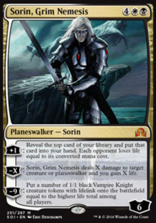 【JPN】《凜仇索霖/Sorin, Grim Nemesis》[依尼翠闇影]