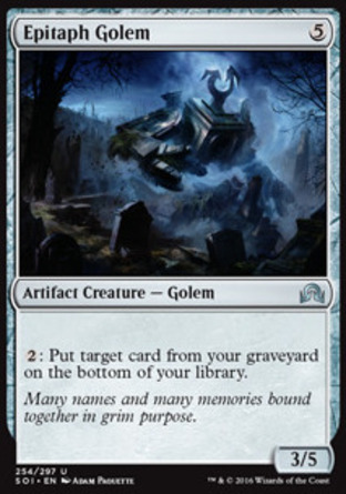 【JPN】《墓碑魔像/Epitaph Golem》[依尼翠闇影]