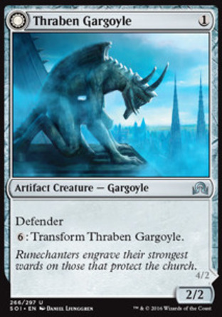 【JPN】《瑟班石像鬼/Thraben Gargoyle》[依尼翠闇影]
