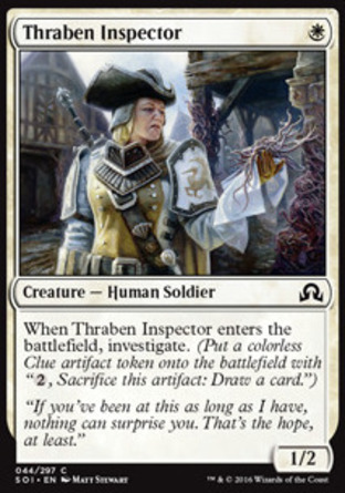 【JPN】《瑟班巡檢官/Thraben Inspector》[依尼翠闇影]