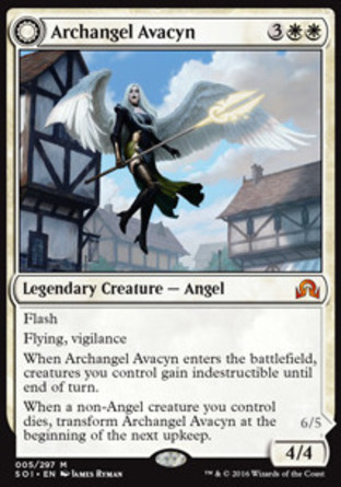 【JPN】《大天使艾維欣/Archangel Avacyn》[依尼翠闇影]