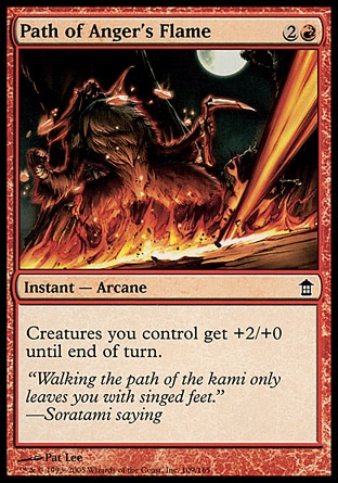 【JPN】《怒火焰跡/Path of Anger's Flame》[神河任俠傳]