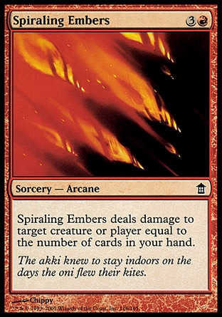 【JPN】《旋擊飛燼/Spiraling Embers》[神河任俠傳]