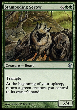 【JPN】《狂奔的氈鹿/Stampeding Serow》[神河任俠傳]