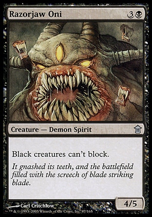 【JPN】《剃刀顎邪鬼/Razorjaw Oni》[神河任俠傳]