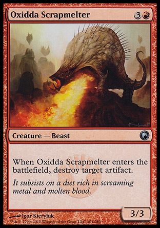 【JPN】《奧悉達融鐵獸/Oxidda Scrapmelter》[秘羅地創痕]